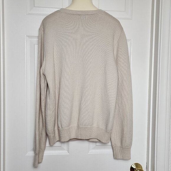 Straight to Hell Panther Graphic Knit Crew Neck Sweater Size L Streetwear Rocker - Picture 2 of 5